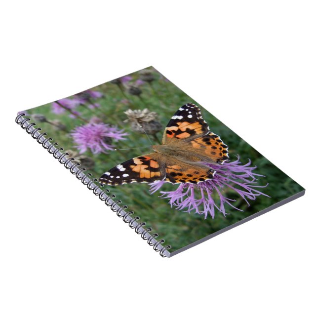 Cuaderno Bloc de notas de mariposa (Lado Derecho)