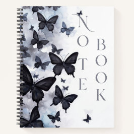 Cuaderno bloc de notas de mariposa