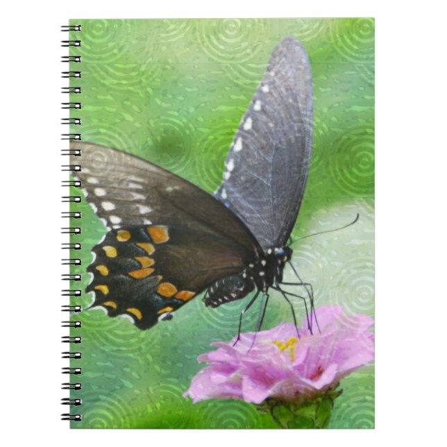 Cuaderno Bloc de notas de mariposa (Frente)