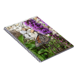Cuaderno bloc de notas de mariposa
