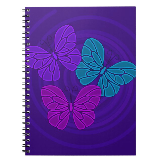 Cuaderno Bloc de notas de mariposas nocturnas (Frente)