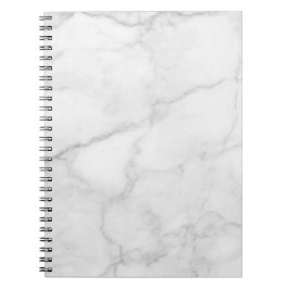 Cuaderno Bloc de notas de mármol blanco