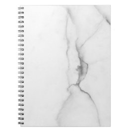 Cuaderno Bloc de notas de mármol blanco