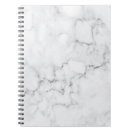 Cuaderno Bloc de notas de mármol blanco