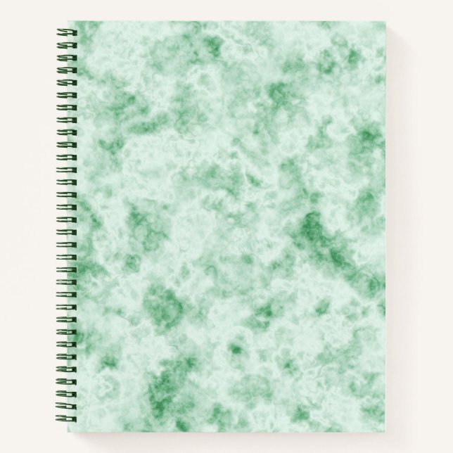Cuaderno Bloc de notas de mármol verde (Anverso)