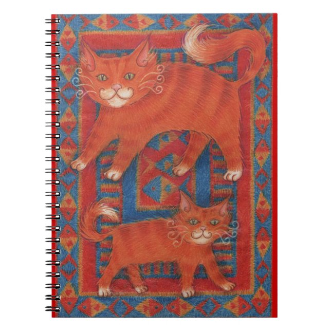 Cuaderno bloc de notas de Mat Cats (Frente)