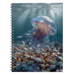 Cuaderno Bloc de notas de medusas radiantes