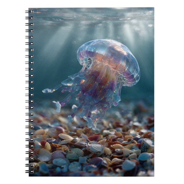Cuaderno Bloc de notas de medusas radiantes (Frente)