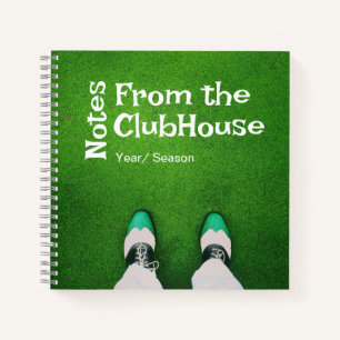 Cuaderno Bloc de notas de memoria de golf personal