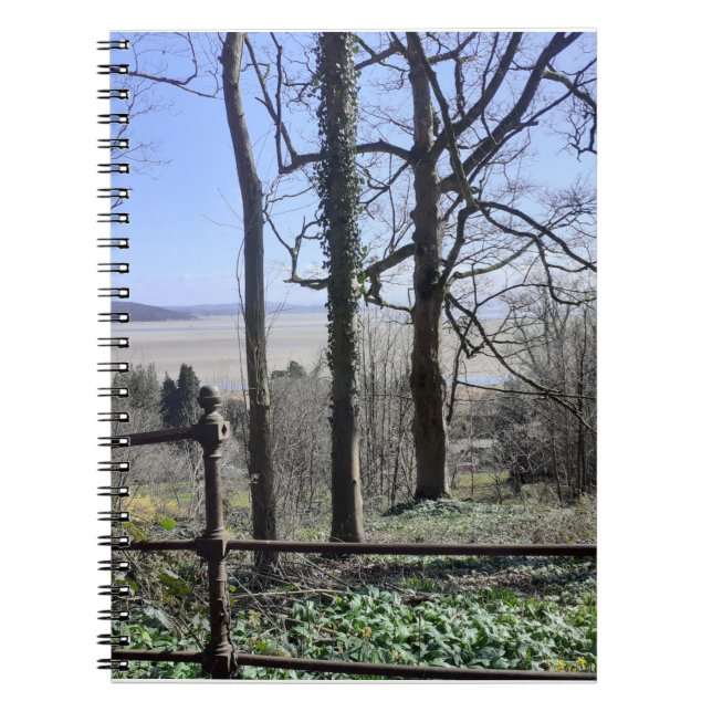 Cuaderno Bloc de notas de Morecambe Bay View Spiral (Frente)