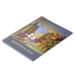 Cuaderno Bloc de notas de Mountain Pass