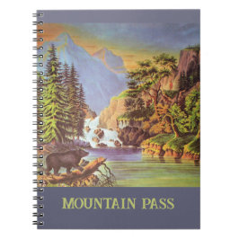 Cuaderno Bloc de notas de Mountain Pass