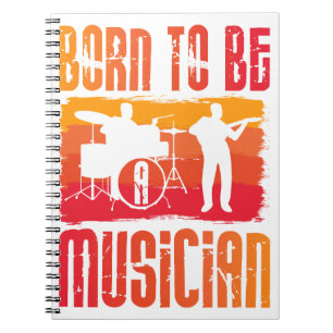Cuaderno bloc de notas de música
