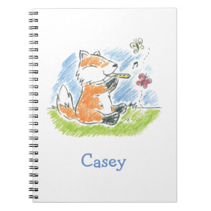 Cuaderno Bloc de notas de música Furry Friends