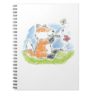 Cuaderno Bloc de notas de música Furry Friends