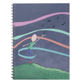 Cuaderno Bloc de notas de música y melodía