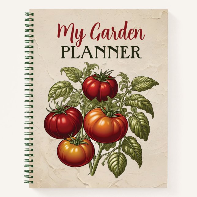 Cuaderno Bloc de notas de My Garden Planner (Anverso)