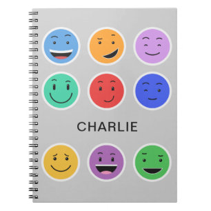 Cuaderno bloc de notas de nombre personalizado