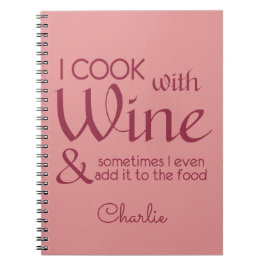 Cuaderno bloc de notas de nombre personalizado de cita de v