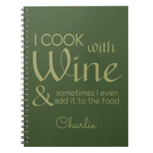 Cuaderno bloc de notas de nombre personalizado de cita de v