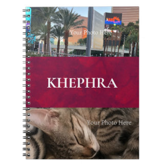 Cuaderno Bloc de notas de nombre y Collage de fotos