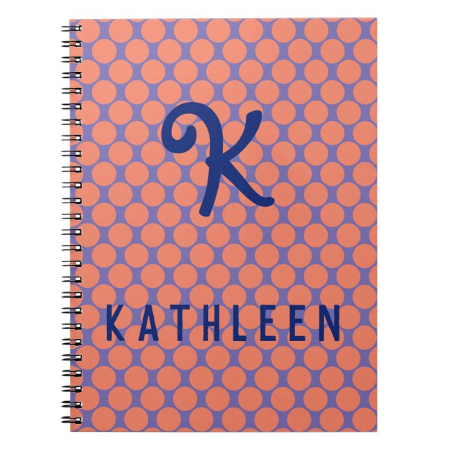 Cuaderno Bloc de notas de nombres personalizado (Frente)