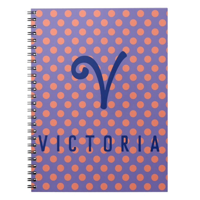 Cuaderno Bloc de notas de nombres personalizado (Frente)
