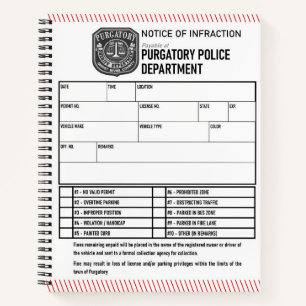 Cuaderno bloc de notas de notificación de PSD
