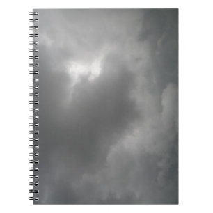 Cuaderno Bloc de notas de nubes de tormenta