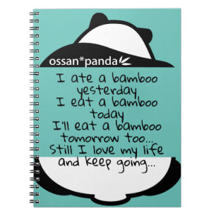 Cuaderno bloc de notas de oso ossan*panda