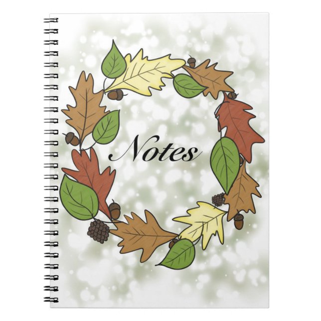 Cuaderno Bloc de notas de otoño (Frente)
