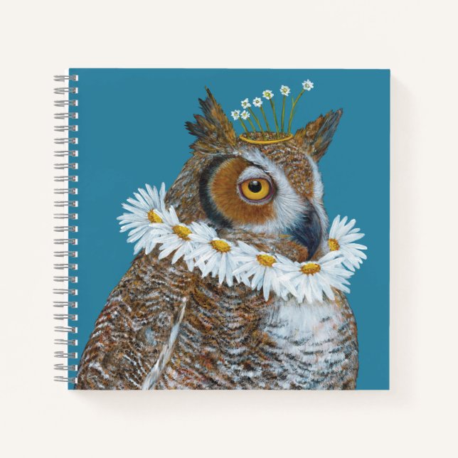 Cuaderno bloc de notas de Owl isabelino (Anverso)