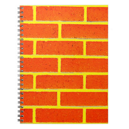 Cuaderno Bloc de notas de pared de ladrillo