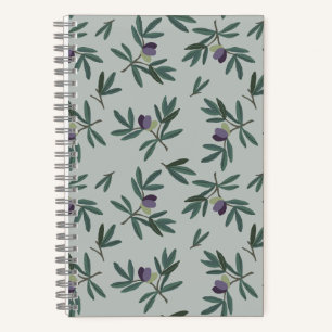 Cuaderno bloc de notas de patrón de bifurcación en vivo