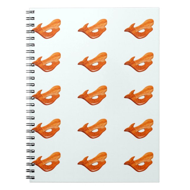 Cuaderno bloc de notas de patrón de comensal (Frente)