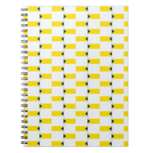 Cuaderno Bloc de notas de patrón de resumen de ladrillo ama