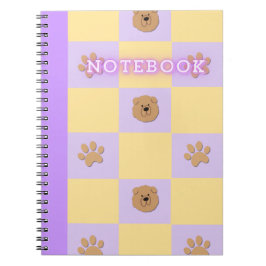 Cuaderno Bloc de notas de perro lindo