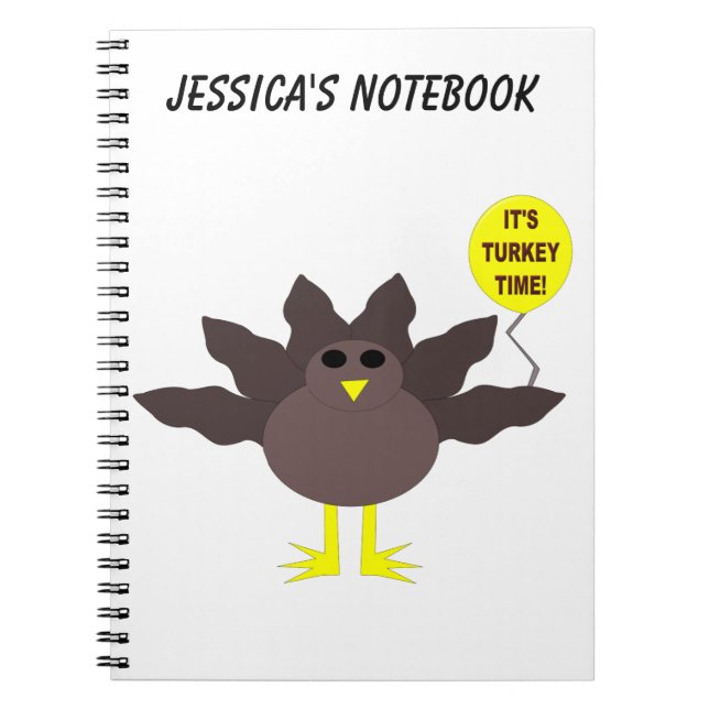 Cuaderno Bloc de notas de Personalizable de Acción de Graci (Frente)