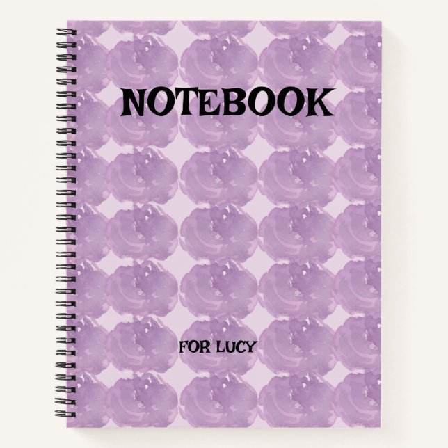 Cuaderno Bloc de notas de personalizable | Elegante y funci (Anverso)