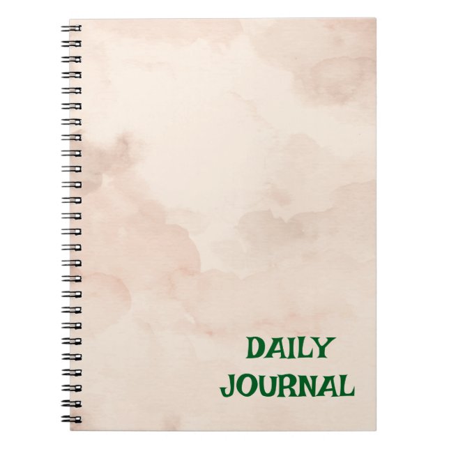 Cuaderno Bloc de notas de personalizable | Elegante y funci (Frente)