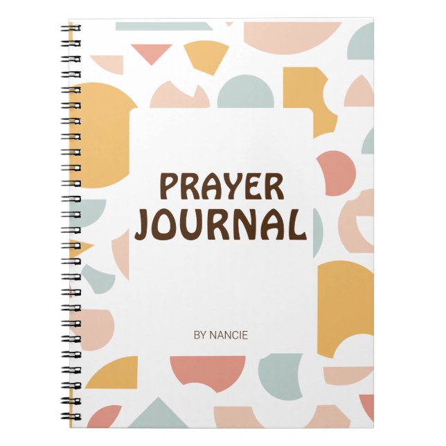 Cuaderno Bloc de notas de personalización del nombre del di (Frente)