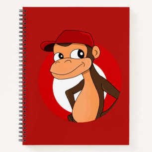 Cuaderno bloc de notas de personalizado de chimpancé