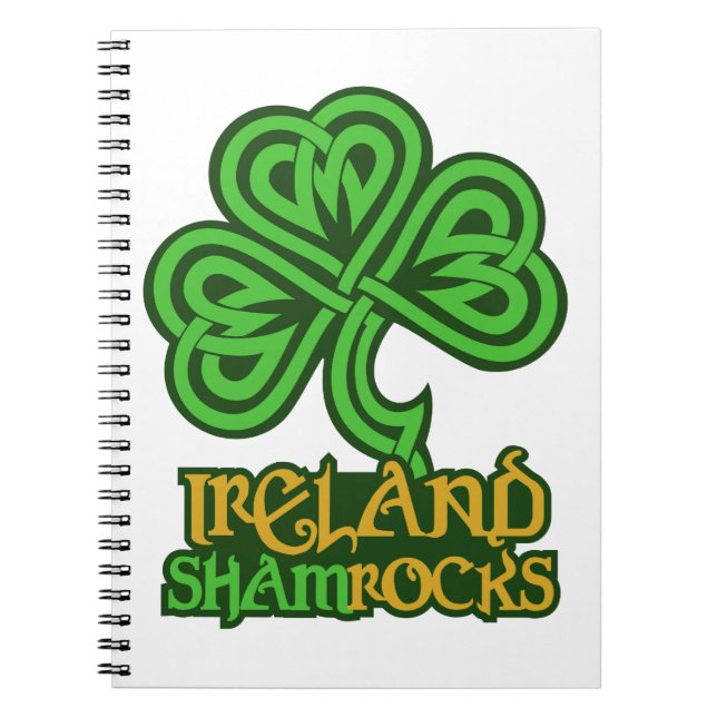 Cuaderno bloc de notas de personalizado de Irlanda (Frente)