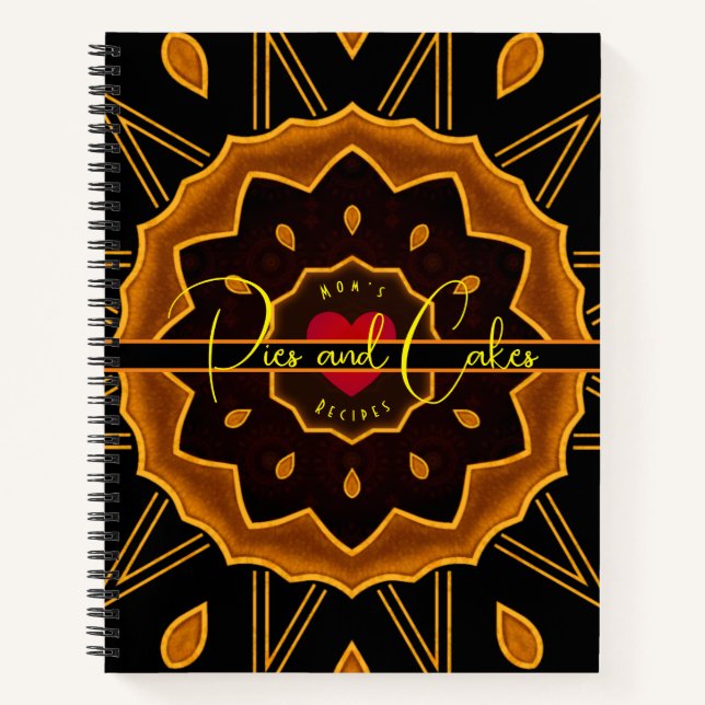 Cuaderno Bloc de notas de picnic y pasteles de mamá (Anverso)