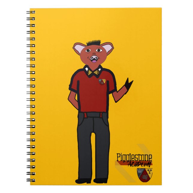 Cuaderno Bloc de notas de Piglestone 5Y (Frente)