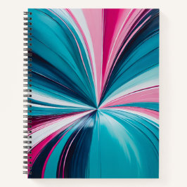 Cuaderno Bloc de notas de pintura de color con pintura al ó