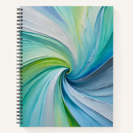 Cuaderno Bloc de notas de pintura de color con pintura al ó