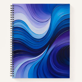 Cuaderno Bloc de notas de pintura de color con pintura al ó