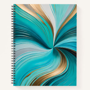 Cuaderno Bloc de notas de pintura de color con pintura al ó