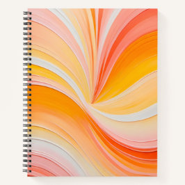 Cuaderno Bloc de notas de pintura de color con pintura al ó